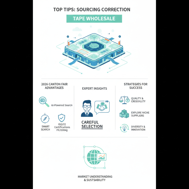 Top Tips for Sourcing Correction Tape Wholesale at Canton Fair?
