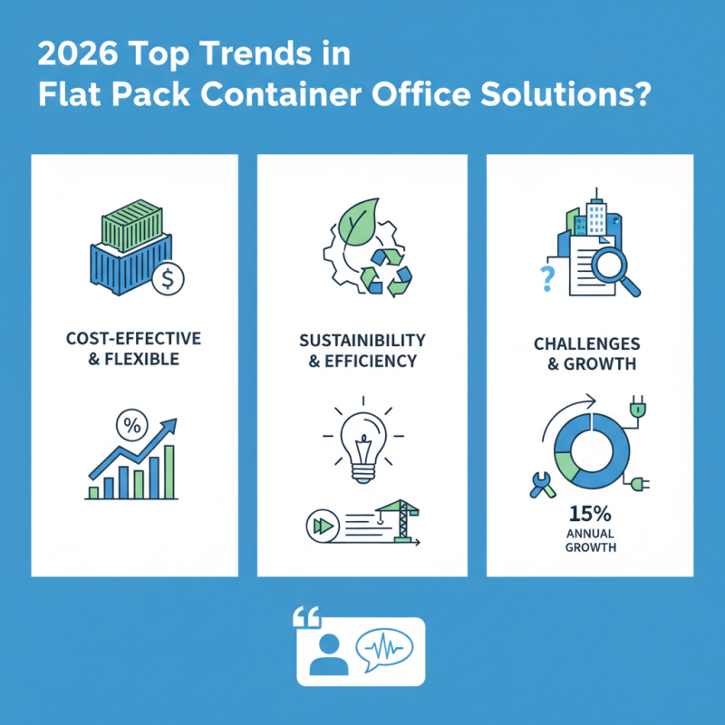 2026 Top Trends in Flat Pack Container Office Solutions?