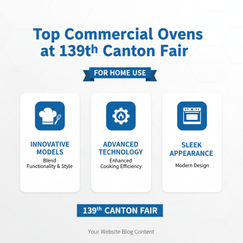 Top 10 Commercial Ovens for Home Use at the 139th Canton Fair?