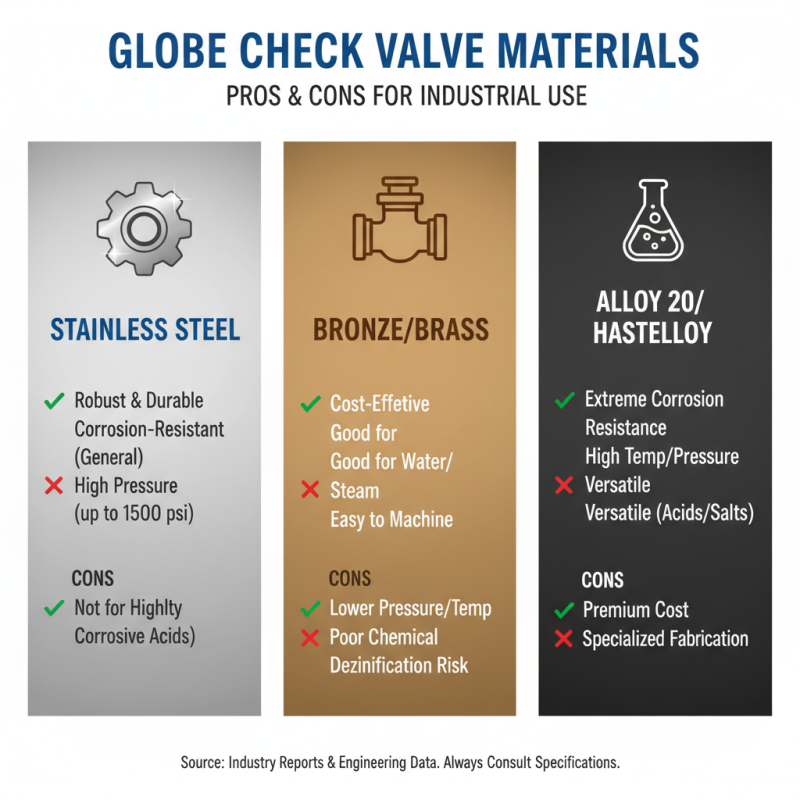 How to Choose the Right Globe Check Valve for Your Application