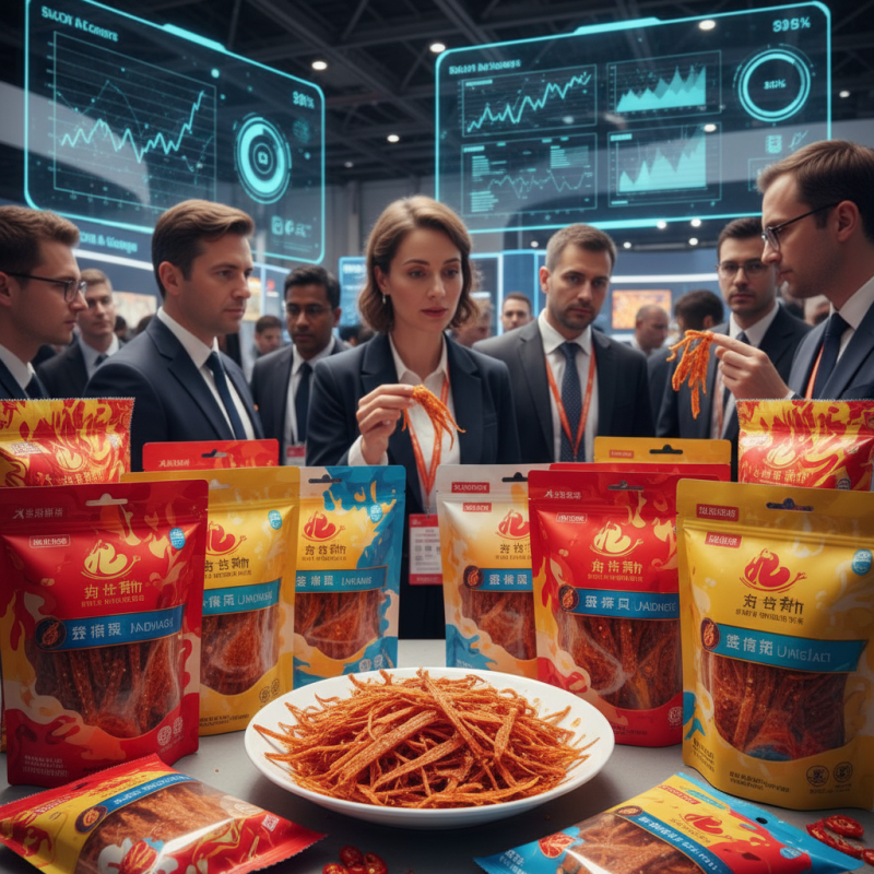 Spicy Dried Squid Snack Trends at 139th Canton Fair?