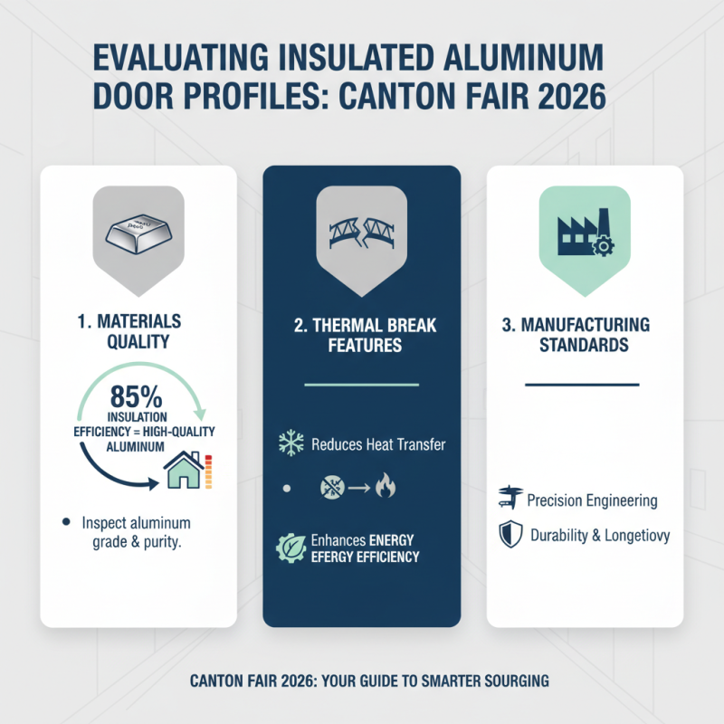 How to Choose Insulated Aluminium Door Profiles at Canton Fair 2026?