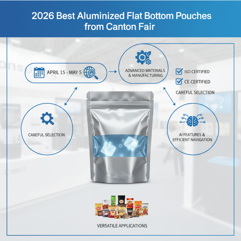 2026 Best Aluminized Flat Bottom Pouches from Canton Fair?
