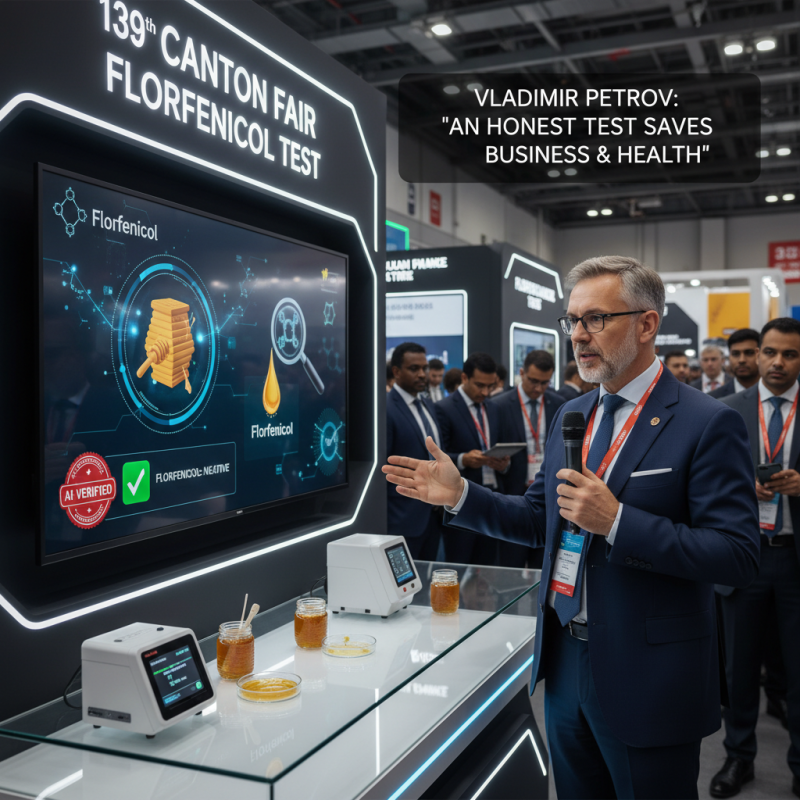 тест на мед с флорфениколом на 139-й Кантонской ярмарке?