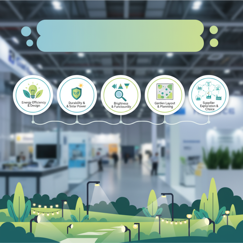 Top 5 Tips for Choosing LED Garden Lights at Canton Fair 2026?