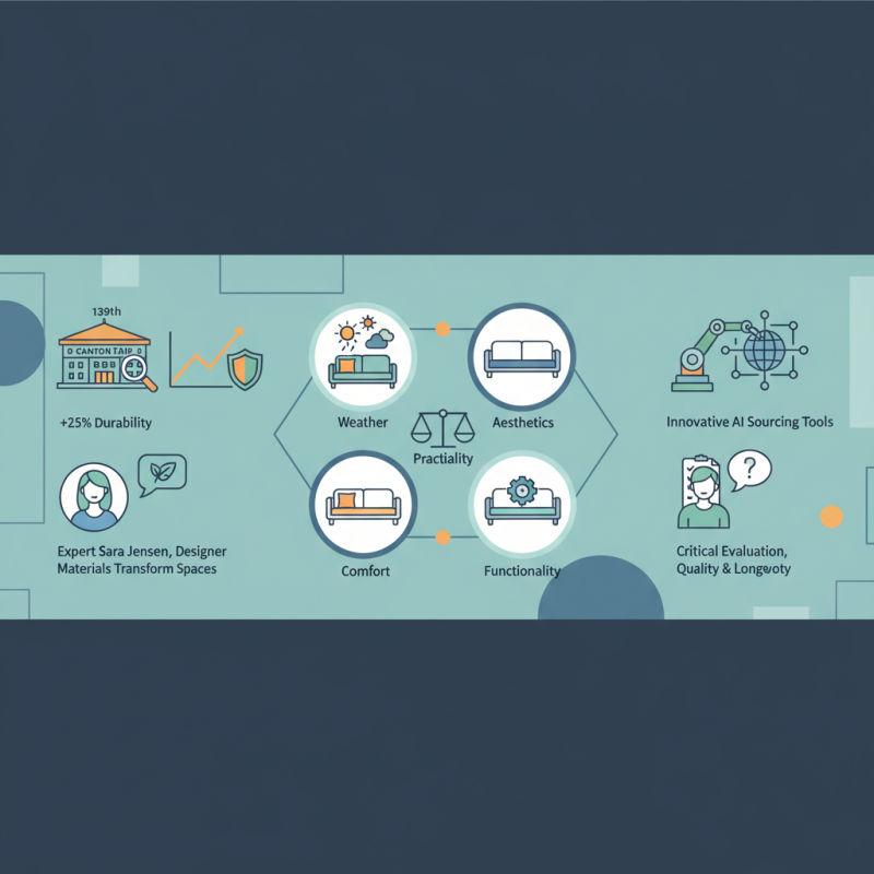 Top Tips for Choosing Aluminum Outdoor Sofas at the 139th Canton Fair?