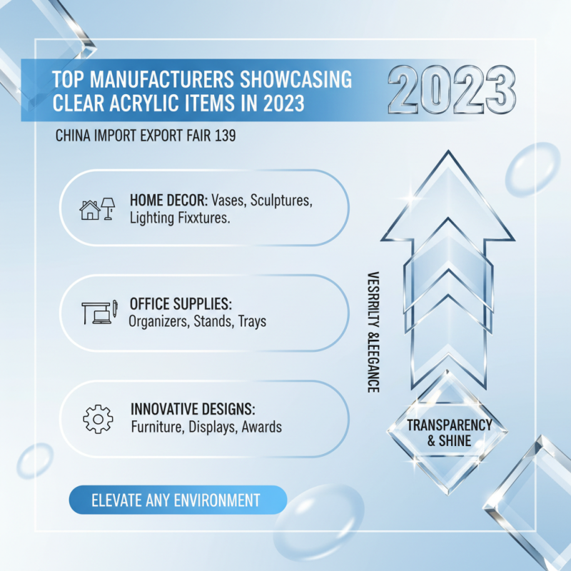 Best Clear Acrylic Products at China Import Export Fair 139?