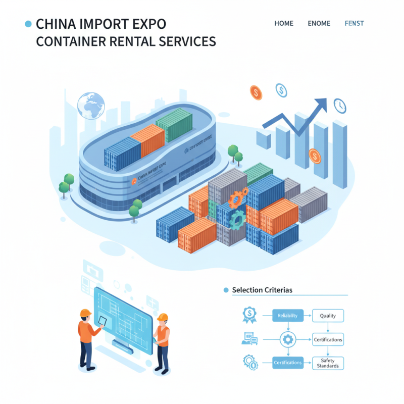 Top 10 Container Rental Services at China Import Expo?