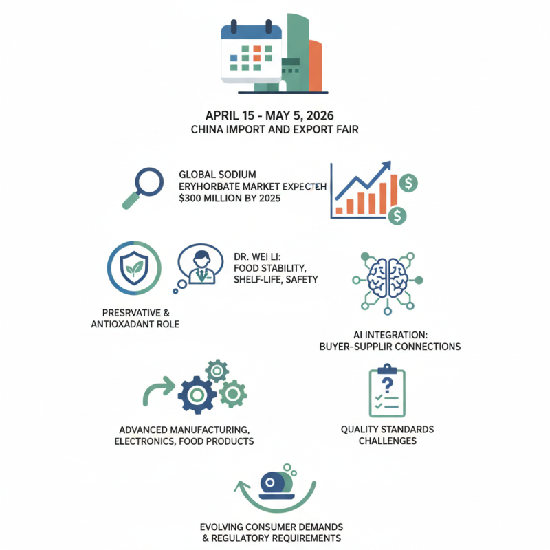 Sodium Erythorbate at China Import and Export Fair Trends?