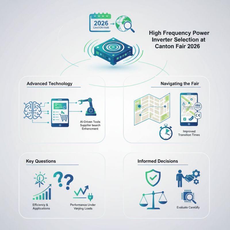How to Choose a High Frequency Power Inverter at Canton Fair 2026?