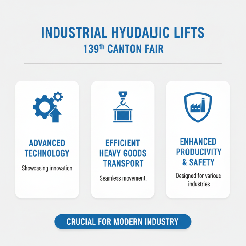 What is Industrial Hydraulic Lift at the 139th Canton Fair?