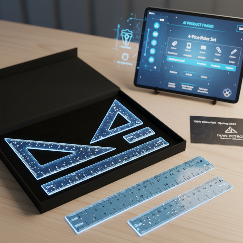 Набор линеек 4 штуки на 139-й ярмарке в Китае как купить?