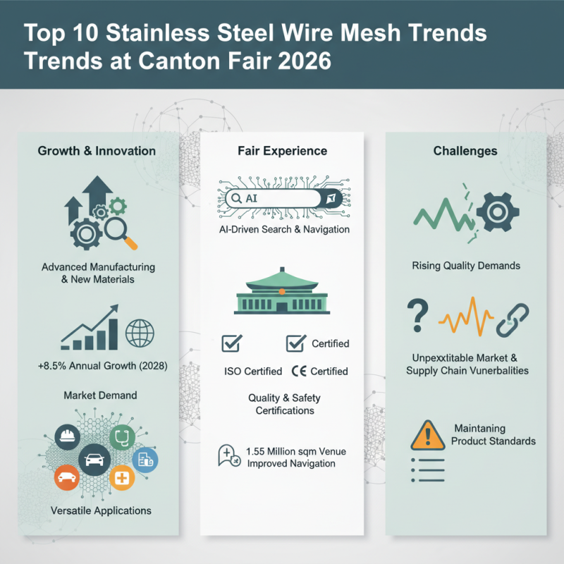 Top 10 Stainless Steel Wire Mesh Trends at Canton Fair 2026?