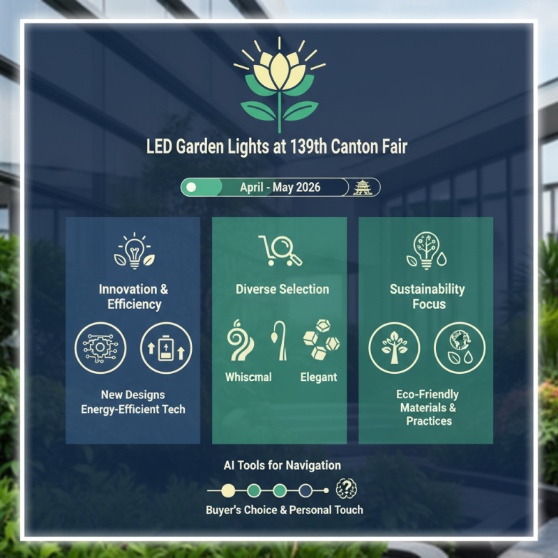 Best LED Garden Lights at 139th Canton Fair Highlights?