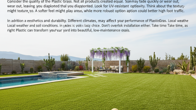 2026 How to Choose the Best Plastic Grass for Your Yard?