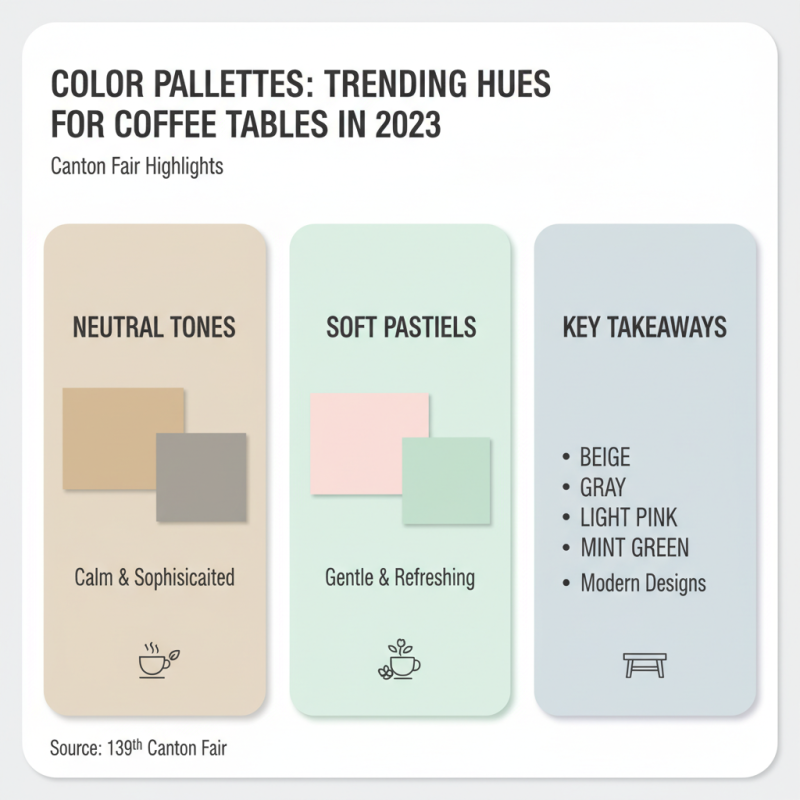 Top 10 Coffee Table Trends at the 139th Canton Fair?