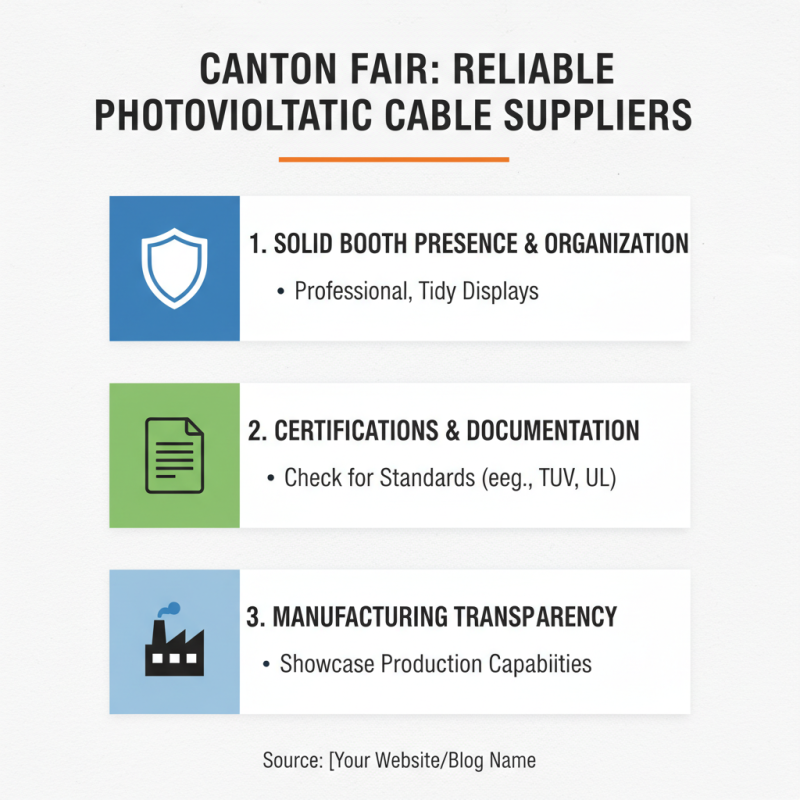 How to Source Photovoltaic Insulation Cable Material at Canton Fair?
