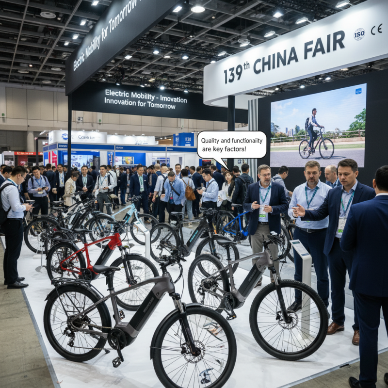 Электрические велосипеды на 139-й ярмарке в Китае как выбрать?