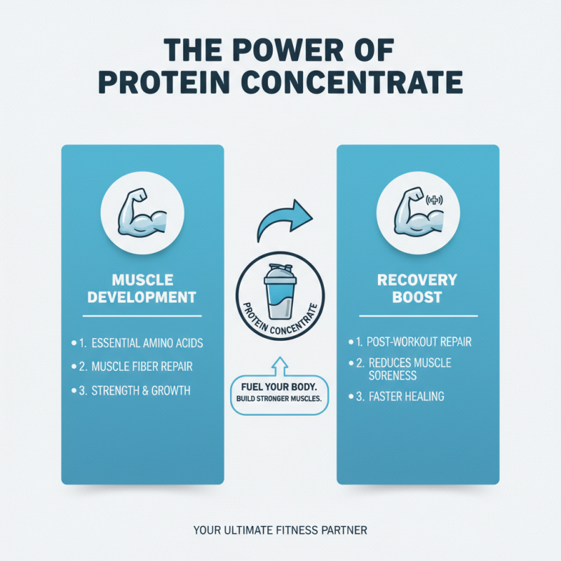 Why Protein Concentrate is Essential for Your Health and Fitness Goals?