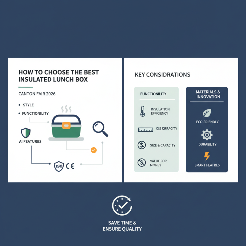 How to Choose the Best Insulated Lunch Box at Canton Fair?