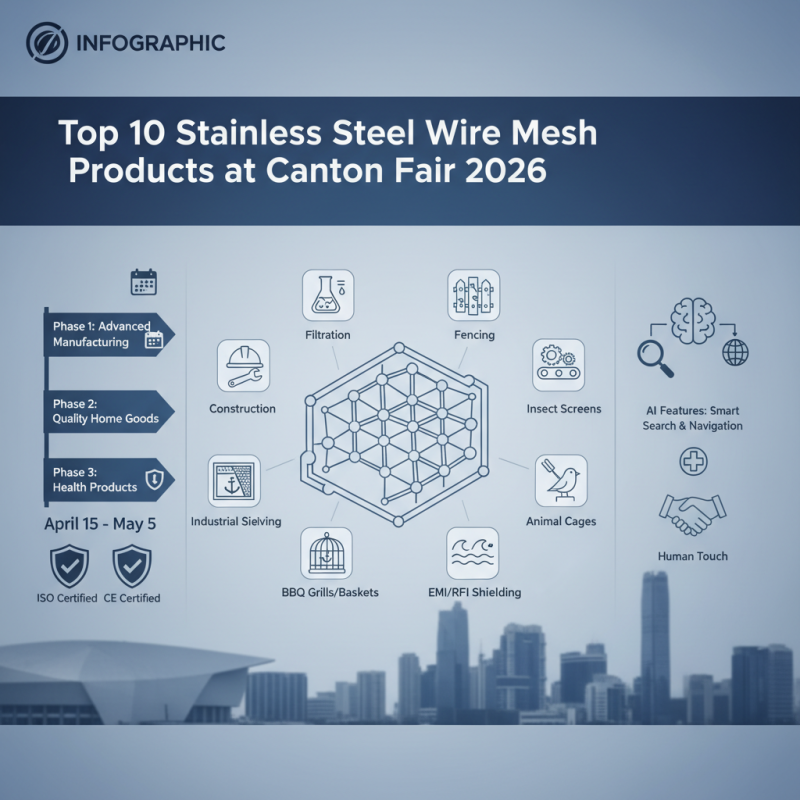 Top 10 Stainless Steel Wire Mesh Products at Canton Fair 2026?
