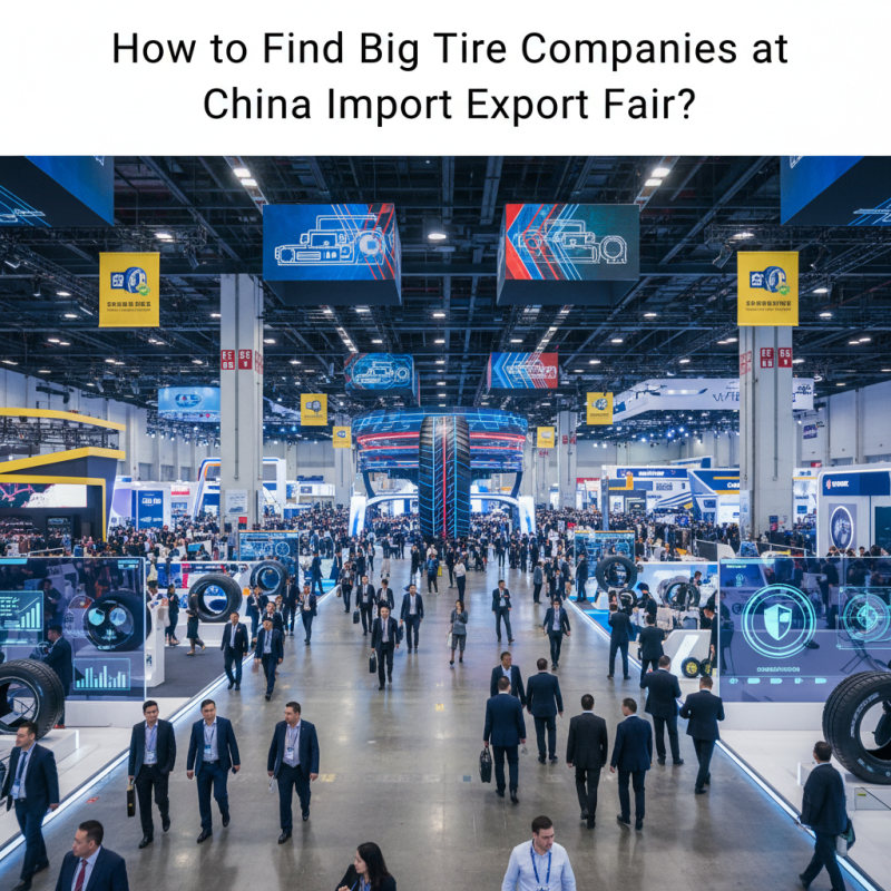 How to Find Big Tire Companies at China Import Export Fair?