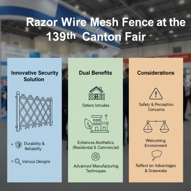 What is Razor Wire Mesh Fence at the 139th Canton Fair?