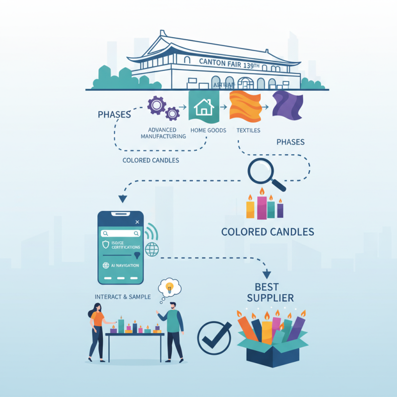 How to Find the Best Colored Candles Supplier at the 139th Canton Fair?