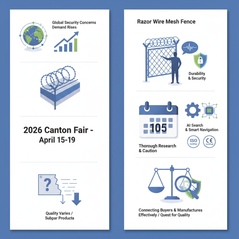 Discover the Best Razor Wire Mesh Fence at 2026 Canton Fair?