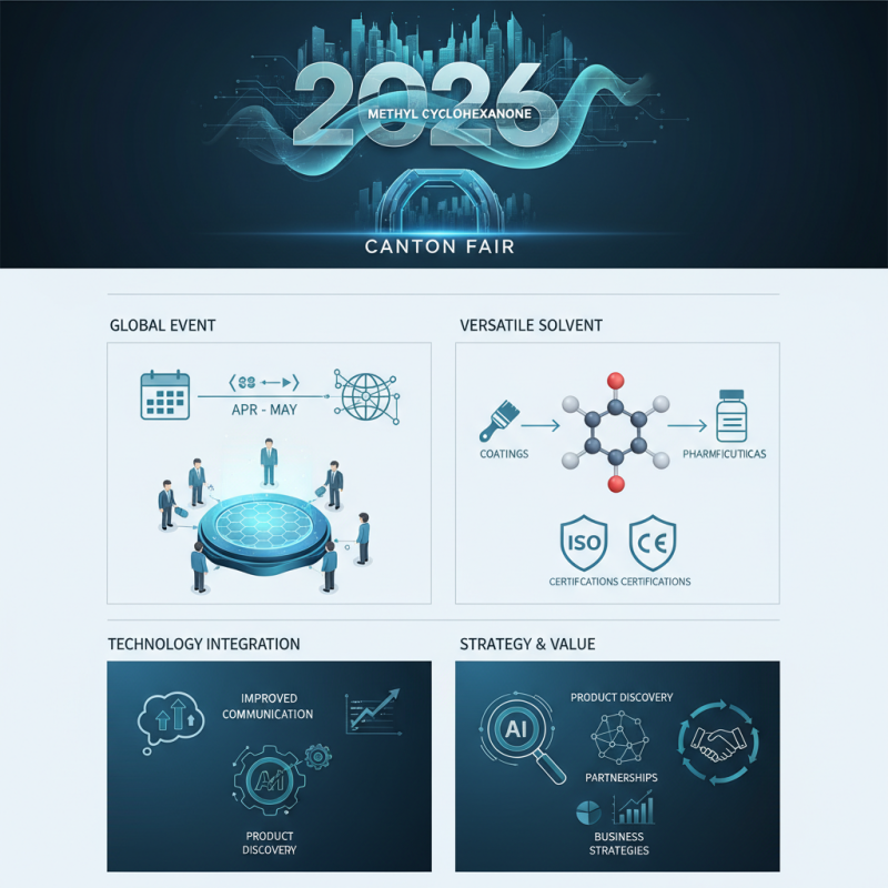 2026 Top Trends in 2 Methyl Cyclohexanone at Canton Fair?