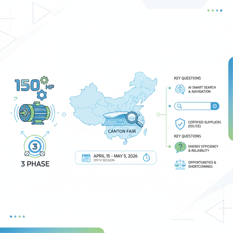 Discover 150 Hp 3 Phase Motor at China Import Export Fair?