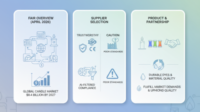 How to Find Reliable Colored Candles Supplier at 139th Canton Fair?