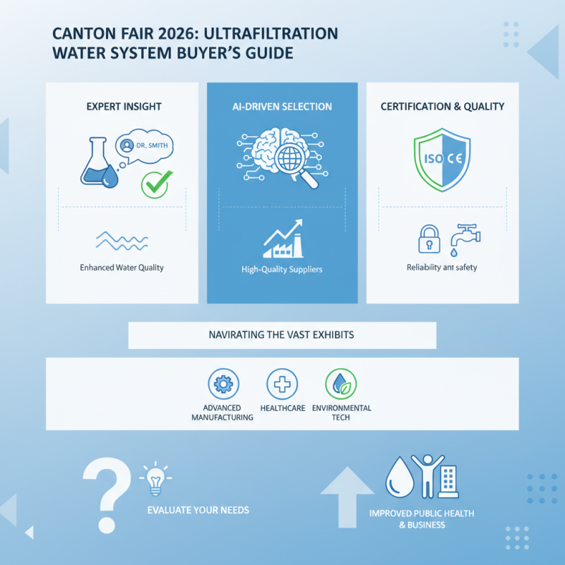 How to Choose the Best Ultrafiltration Water System at Canton Fair?
