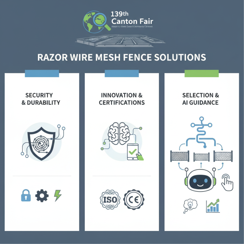 Best Razor Wire Mesh Fence Solutions at 139th Canton Fair?