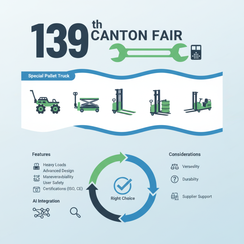 Top 5 Special Pallet Trucks at 139th Canton Fair?