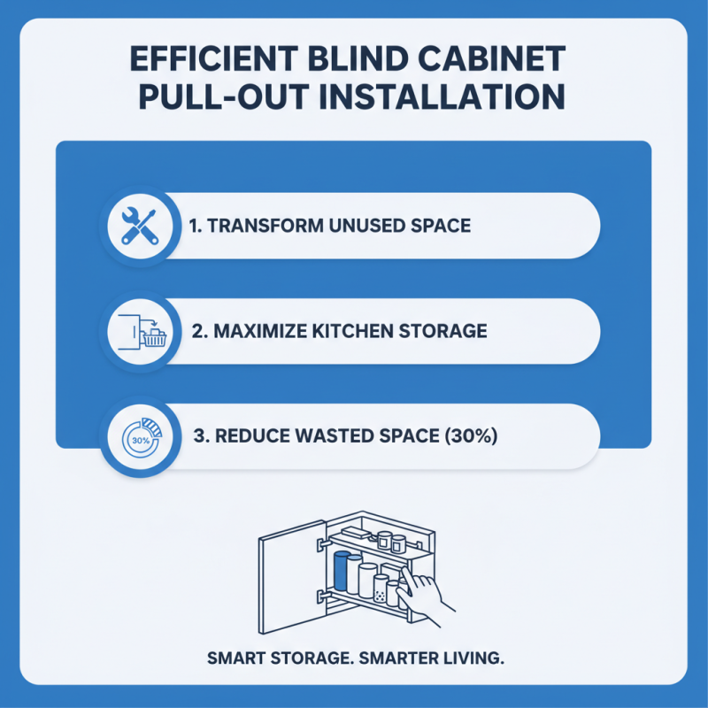 How to Use Blind Cabinet Pull Out for Maximum Storage Efficiency?