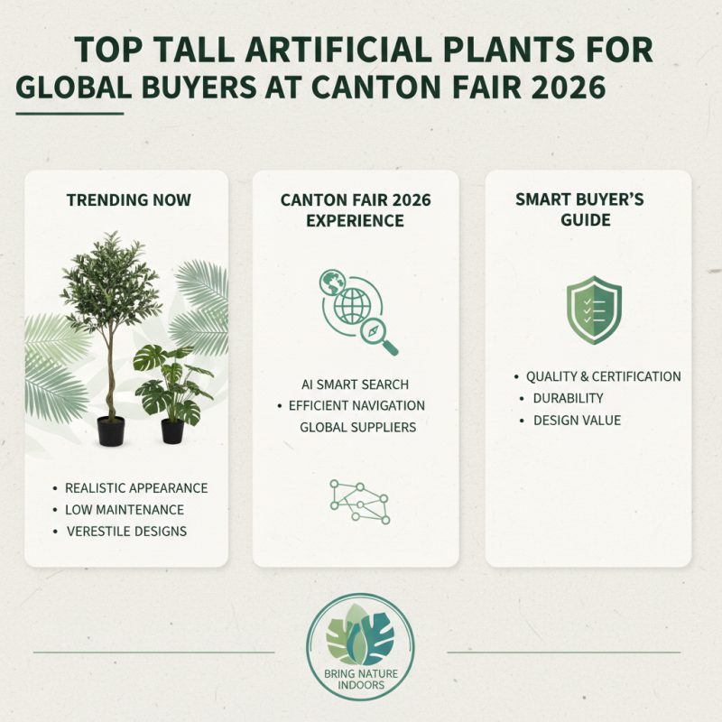 Top Tall Artificial Plants for Global Buyers at Canton Fair 2026?