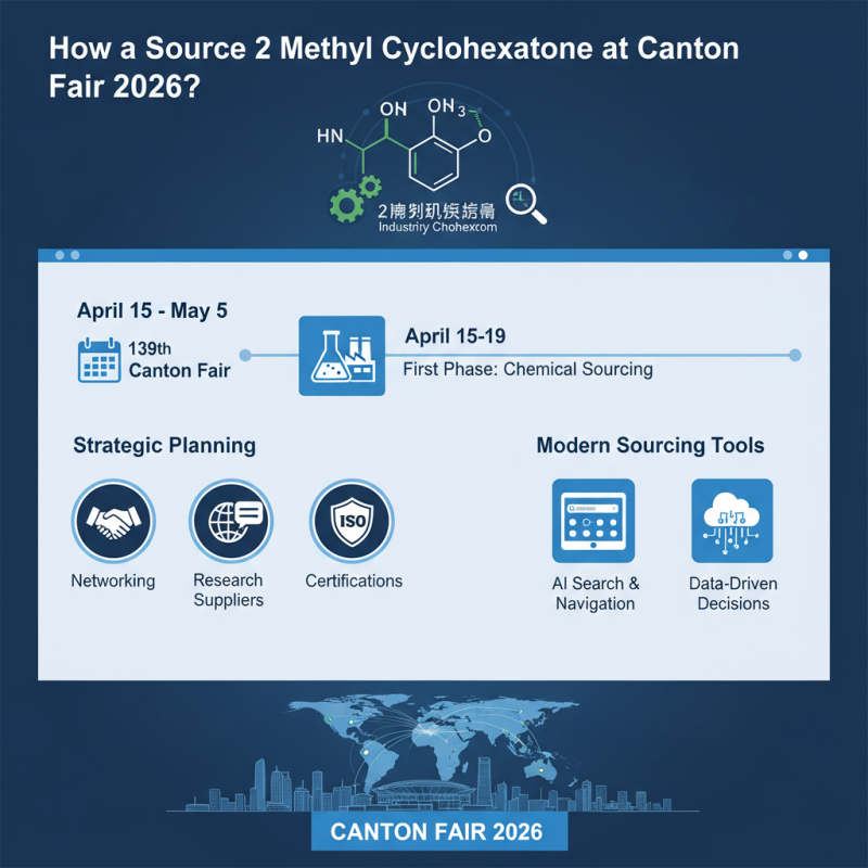 How to Source 2 Methyl Cyclohexanone at Canton Fair 2026?