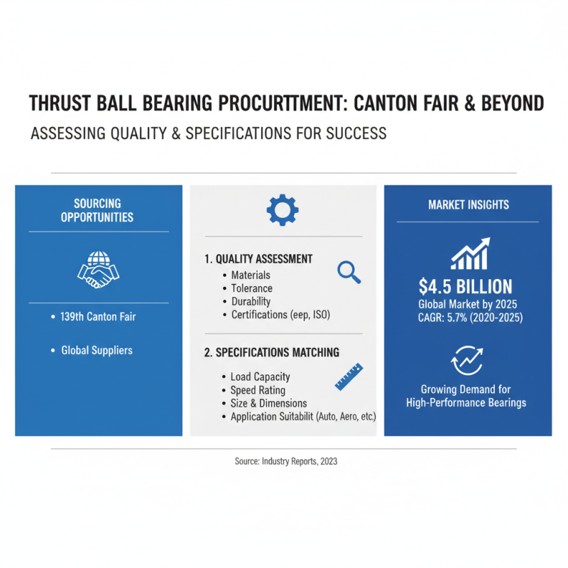 How to Source Thrust Ball Bearings at the 139th Canton Fair?