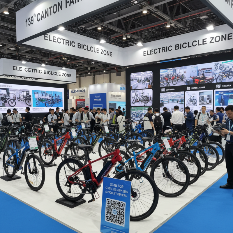 Электрические велосипеды на 139й Кантонской ярмарке как купить?
