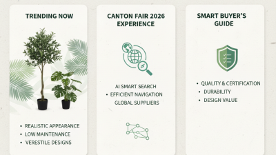 Top Tall Artificial Plants for Global Buyers at Canton Fair 2026?