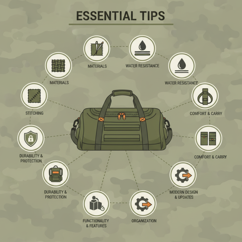 10 Essential Tips for Choosing the Perfect Military Duffle Bag