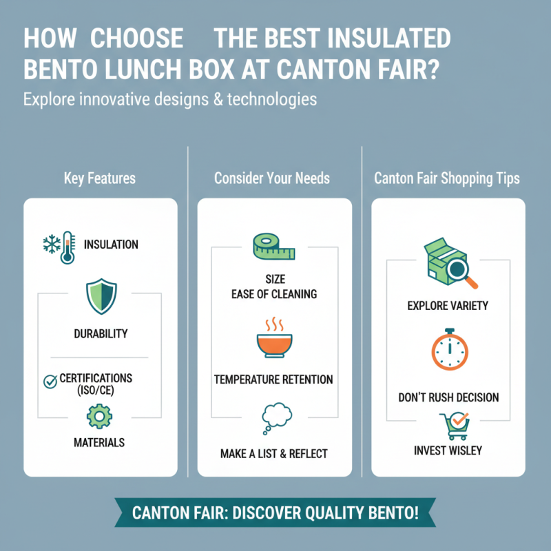 How to Choose the Best Insulated Bento Lunch Box at Canton Fair?