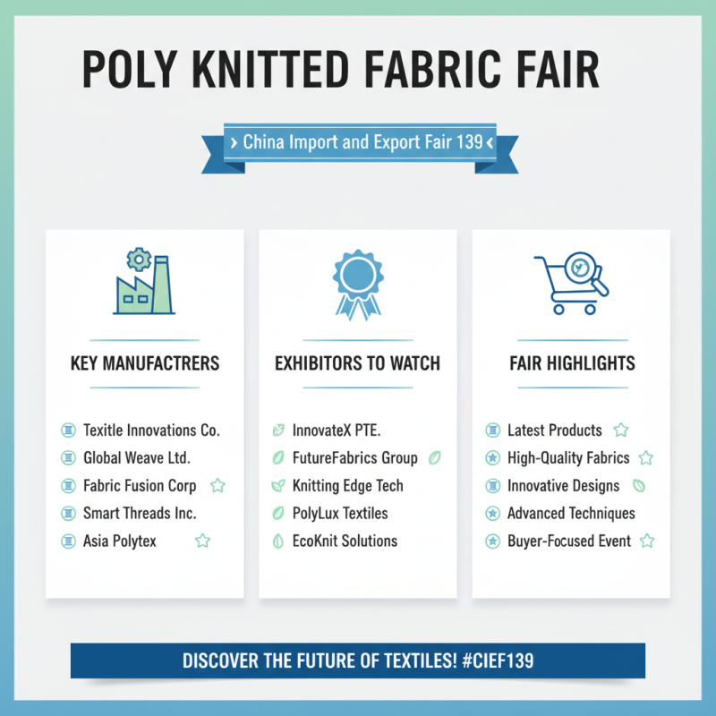 Best Poly Knitted Fabric at China Import and Export Fair 139?