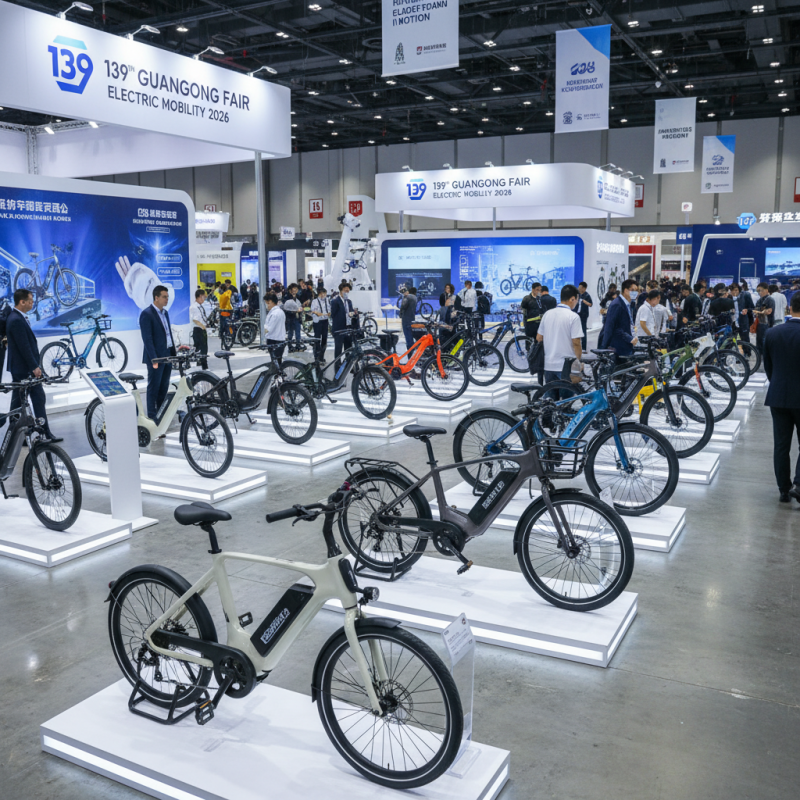 Электрические велосипеды на 139 ярдов Гуандунской ярмарки?