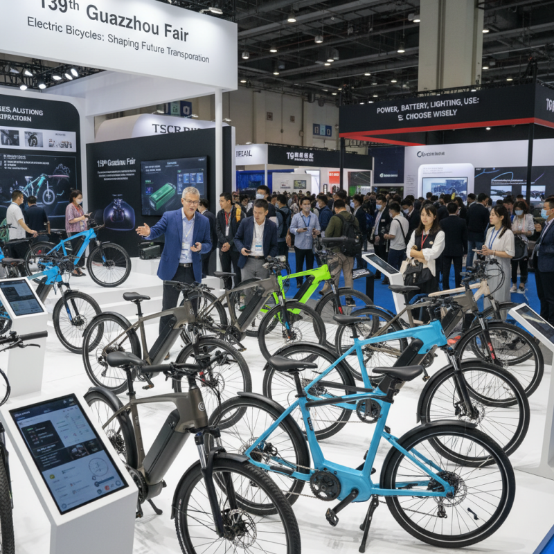 Электрические велосипеды на 139-й ярмарке в Гуанчжоу как выбрать?