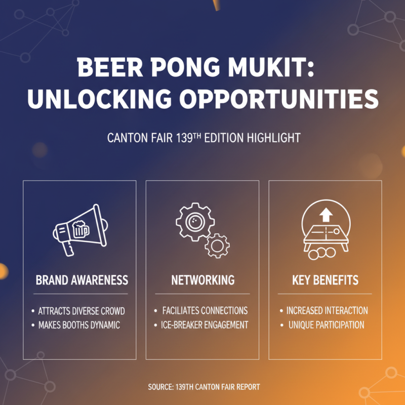 What is Beer Pong Mukit at the 139th Canton Fair?