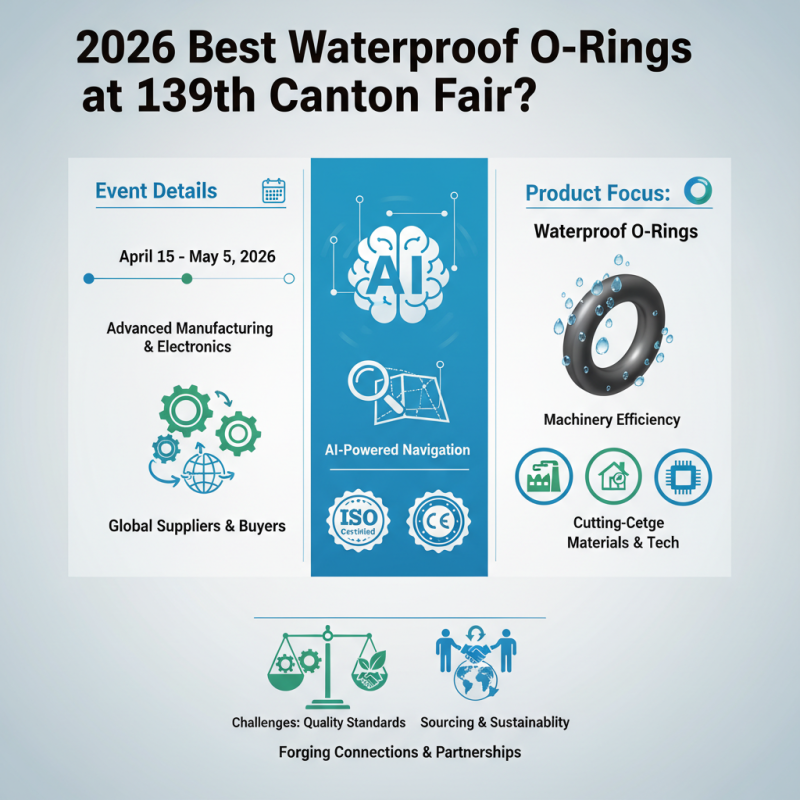 2026 Best Waterproof O-Rings at 139th Canton Fair?