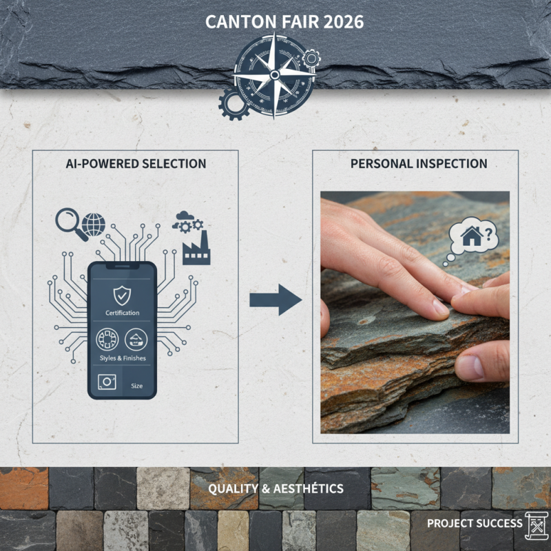 How to Choose Natural Slate Stone Veneer at Canton Fair 2026?