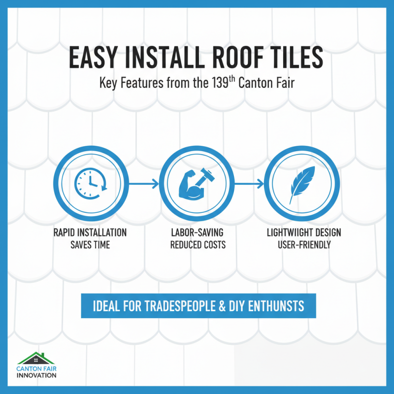 Easy Install Roof Tile at 139th Canton Fair What to Know?